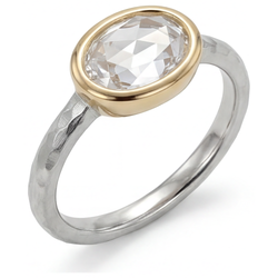 Rosen-Schliff Brillant Solitär-Verlobungsring 1,50 Karat – 14