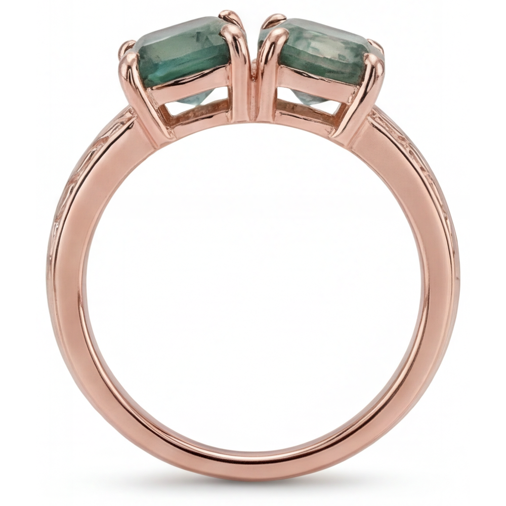 Stilvoller Edelstein-Ring 1,50 Karat – Profilansicht