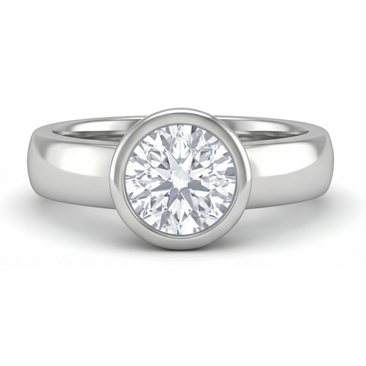 Brillanter Diamant Herrenring 2 Karat – Hauptansicht
