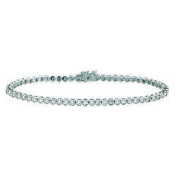 Brillantschliff Brillant Schmuck in 14K Weißgold – 3 Karat