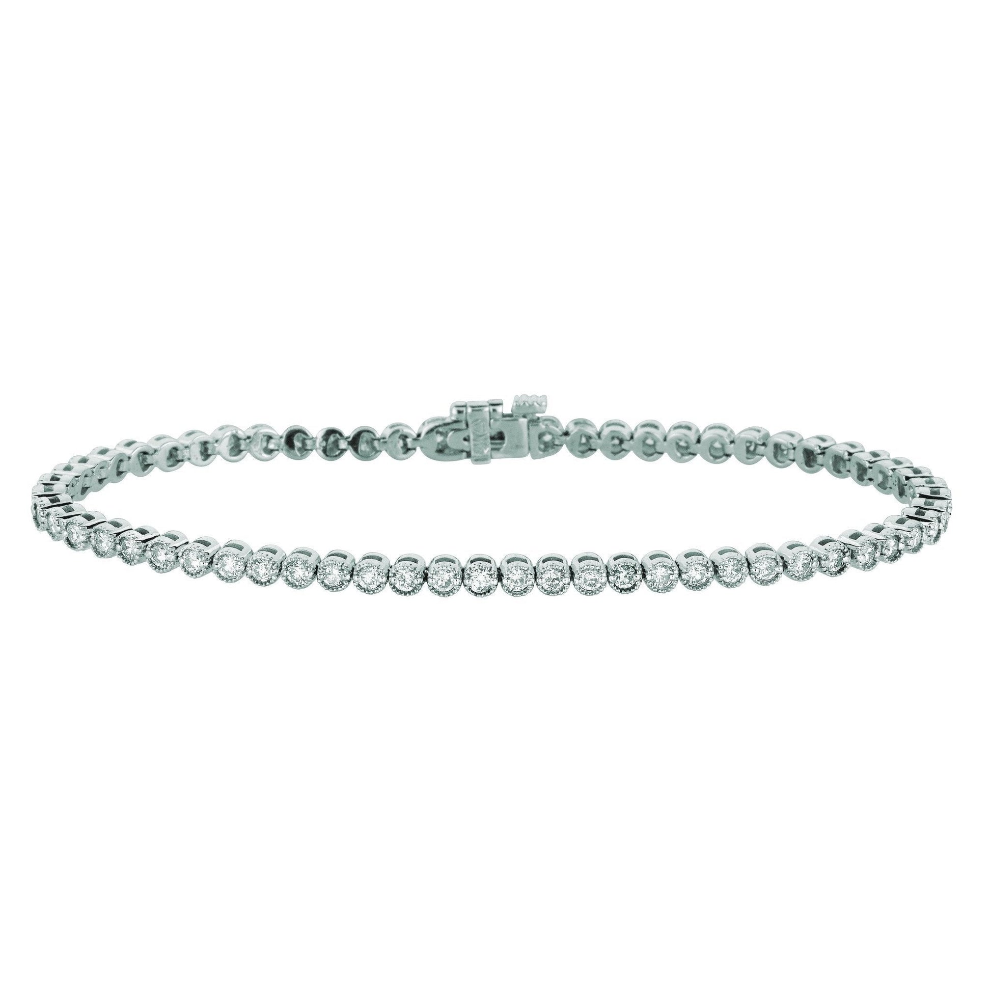 Brillant Brillantschliff Schmuck in 14K Weißgold – Hauptansicht
