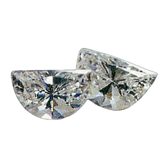 Diamanten F VS1 Halbmond 0,50 Karat Paar lose Halbmond-Diamanten