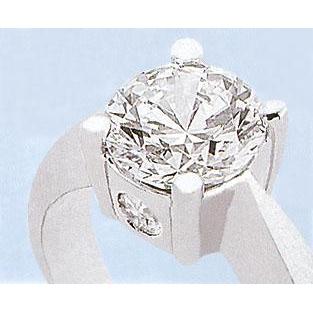 1.63 Ct Echte Diamant Drei Stein Verlobungsring Neuer Schmuck