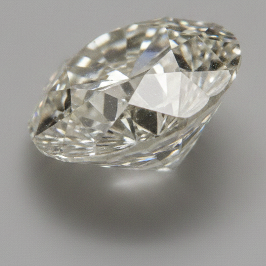 Aus der Erde gewonnen Altschliff Rund H VS1 6 Karat loser Diamant Natur