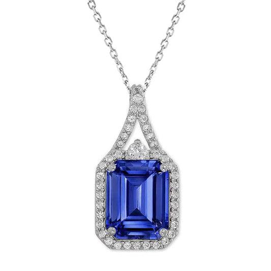 Royal Jewelry Saphir-Halskette