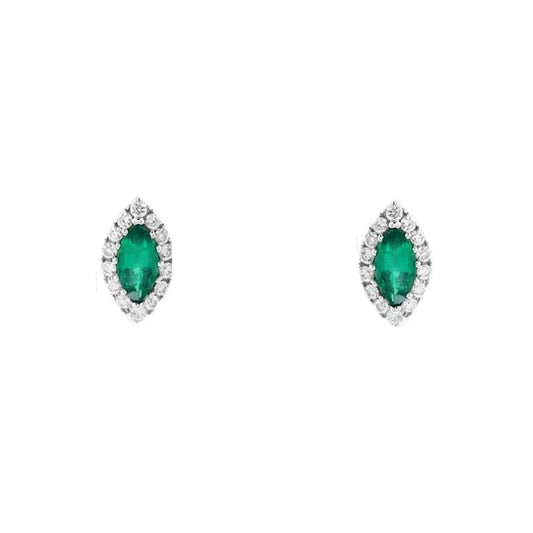 echter marquise diamant 4.30Karat ohrring Vorderansicht