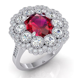 Echter Rubin Ring 4.50 Karat