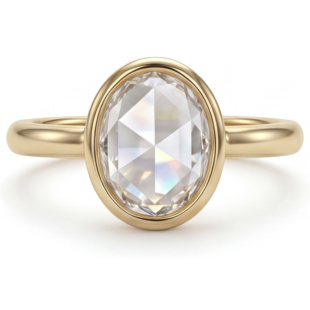 Zeitloser Einzelstein-Ring 5,0 Karat – Hauptansicht