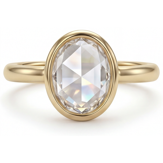 Zeitloser Einzelstein-Ring 5,0 Karat – Hauptansicht