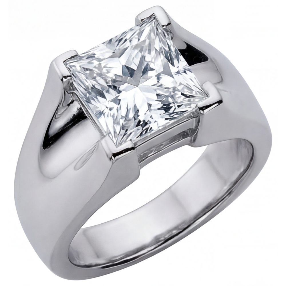 Hochwertiger Herren-Ring 3 Karat – Hauptansicht