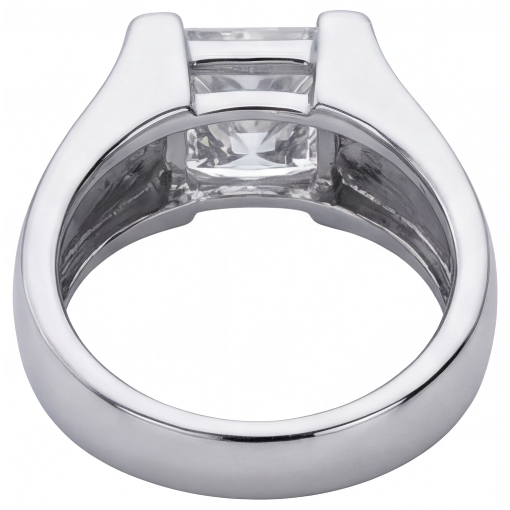 Edler Diamant Herren-Ring – Draufsicht