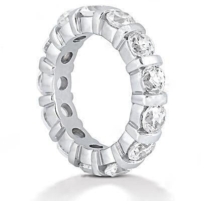 3.9 ct. F Vs1 Natürliche Diamonds Gorgeous Eternity Women Engagement Band WG 14K