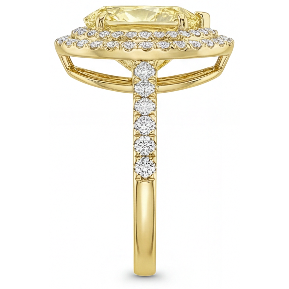 Hochwertiger Schmuck-Ring 2 Karat – Rückansicht