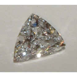 G Si Dreiecksförmiger, loser, natürlicher, aus der Erde gewonnener Diamant, funkelnd, Trilliant, 1,25 ct