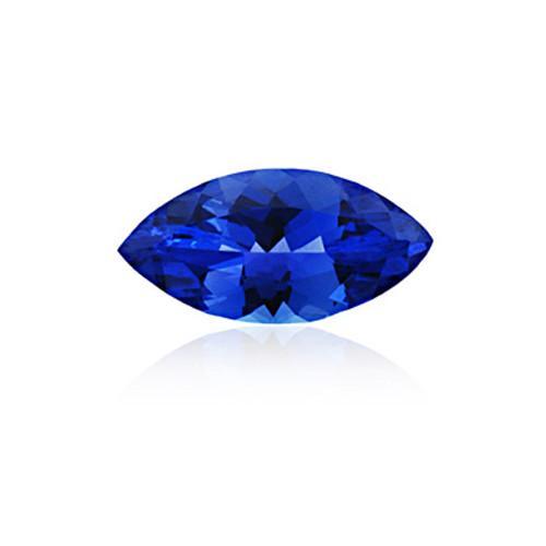 Blauer Tansanit Marquise-Schliff Loose Sapphires Natural in Gold – Hauptansicht