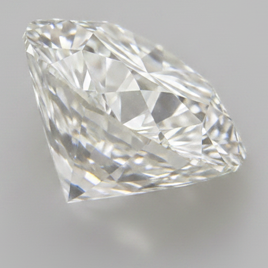 Echter F VS1 2 Karat loser Diamant, natürlich, rund, aus der Erde gewonnen, Alteuropäischer Schliff