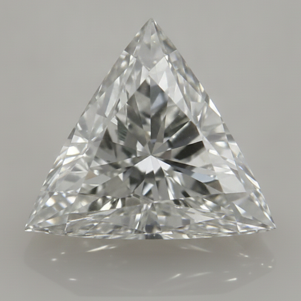 Echter F VS1 4 Karat Trillion-Schliff Natürlicher loser Diamant aus der Erde gewonnen