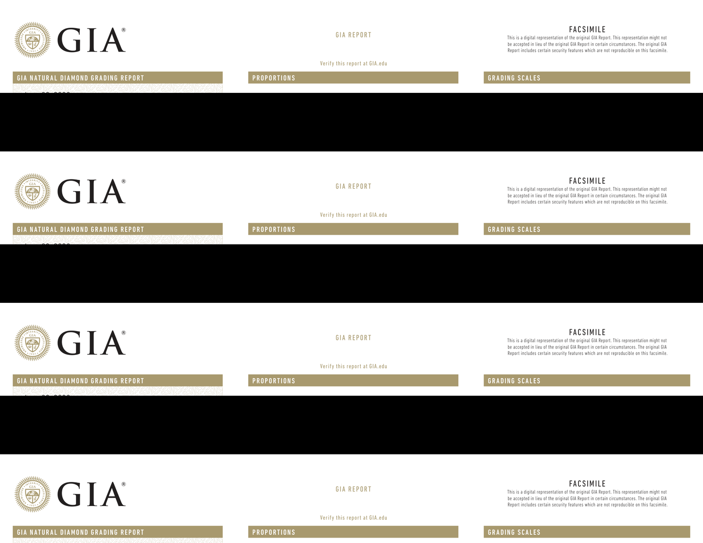 GIA Certificate