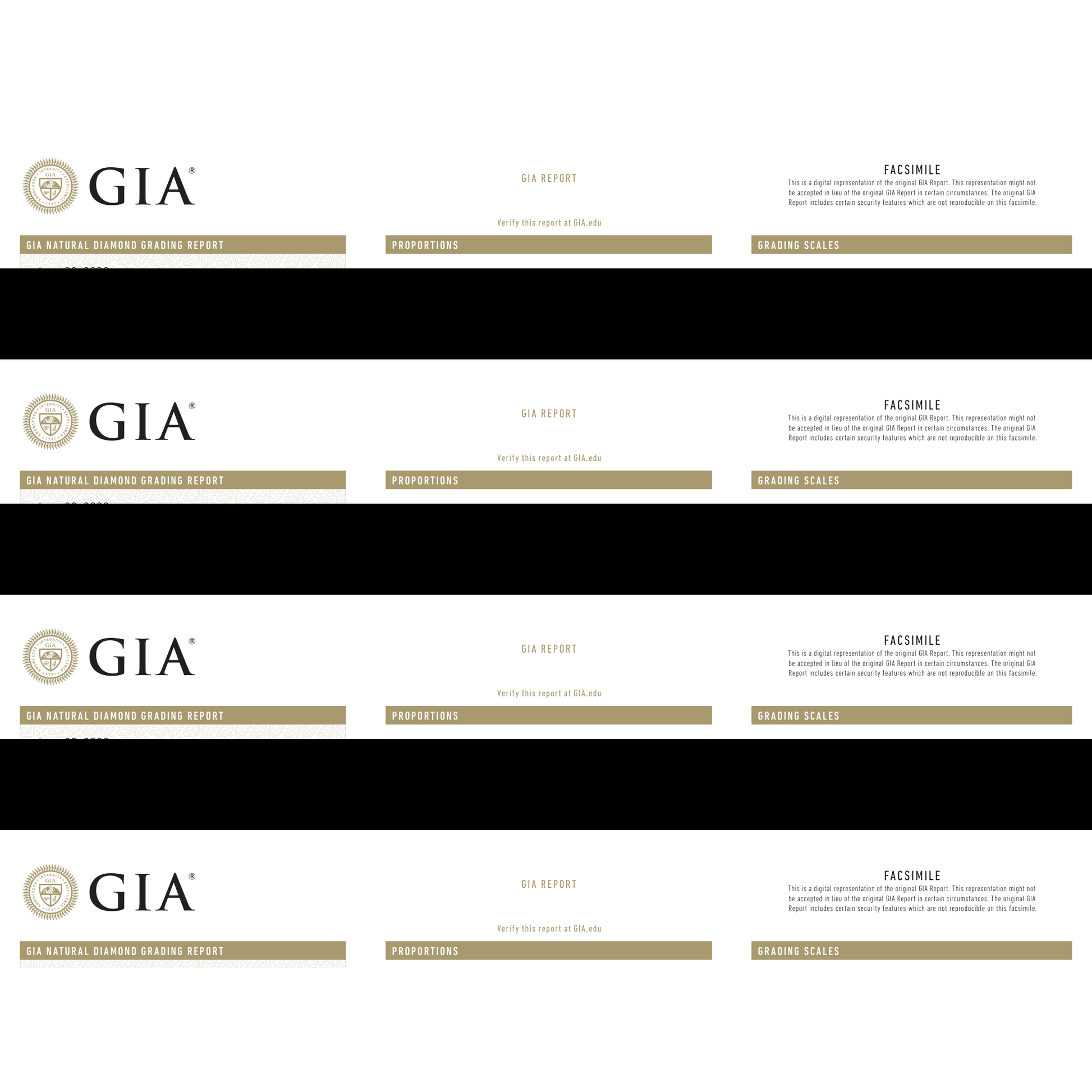 GIA Certificate