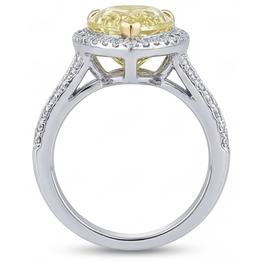 Zeitloser Ring 4,5 Karat – Profilansicht