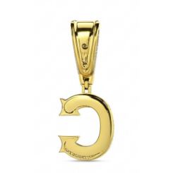 Authentischer Brillant Herrenring 5 Karat 10K Two Tone Gold – Seitenansicht