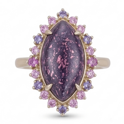 Sonnenstein Lolite Sunstone Farbstein-Ring 10,50 Karat – 14