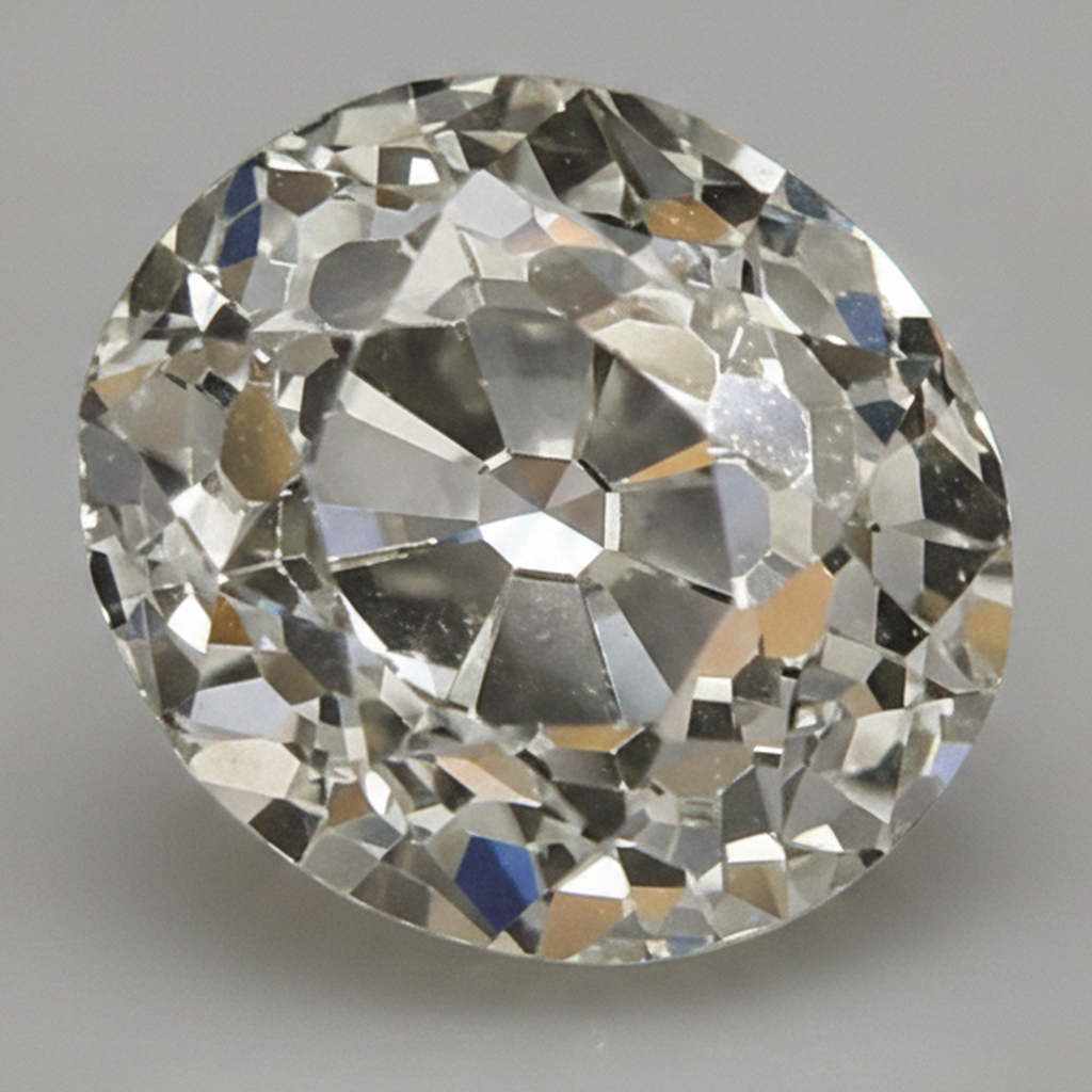 Loser Diamant Altschliff Rund Echt 9 Karat Naturrein F VS1