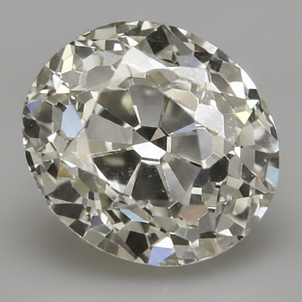 Loser Diamant Altschliff Rund Echt 9 Karat Naturrein F VS1