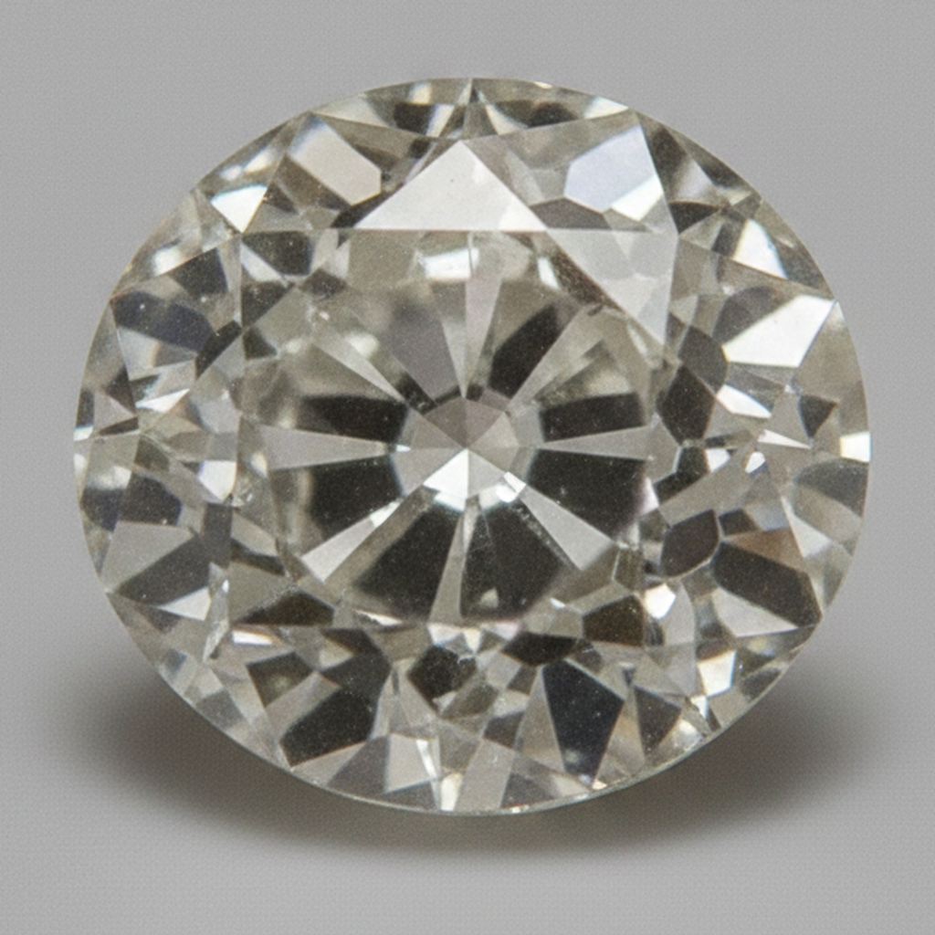 Loser Diamant Alter Bergmann Rundschliff Echt G VS1 7 Karat Original