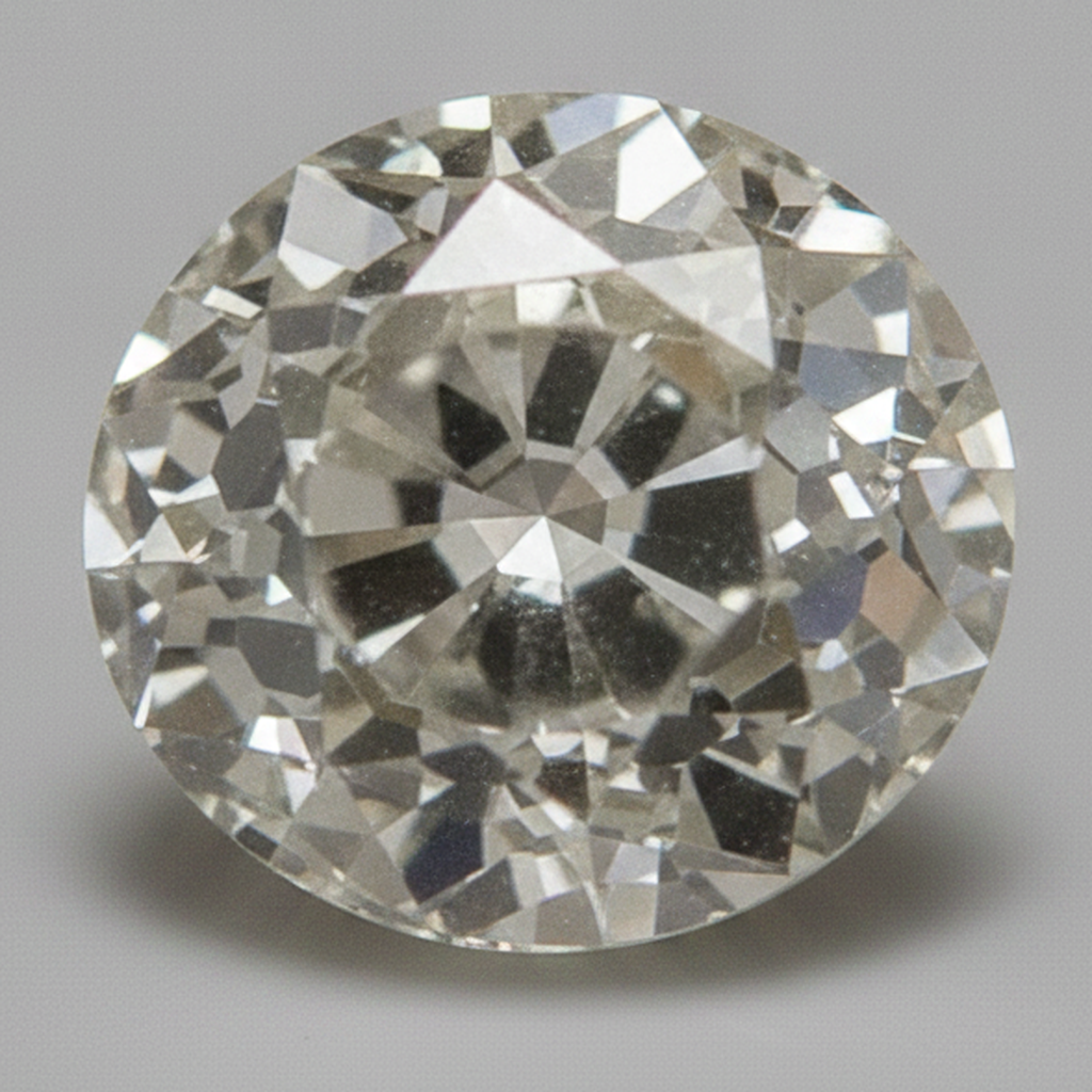Loser Diamant Alter Bergmann Rundschliff Echt G VS1 7 Karat Original