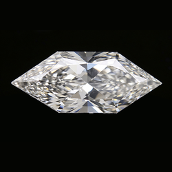 Ungefasster natürlicher Diamant im holländischen Marquiseschliff 3 Karat F VS1