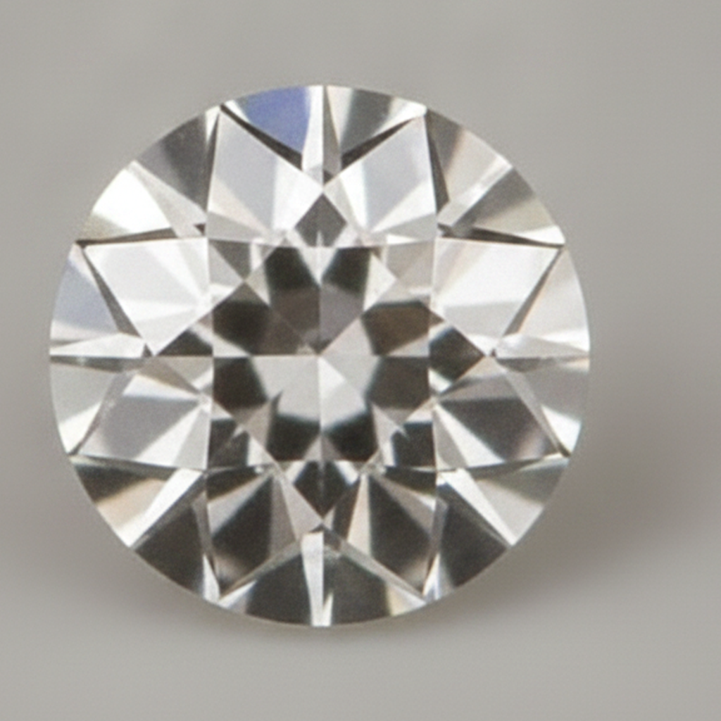 Natürlicher F VS1 1.5 Karat runder, aus der Erde gewonnener loser Diamant, Alteuropäischer Schliff, Natur