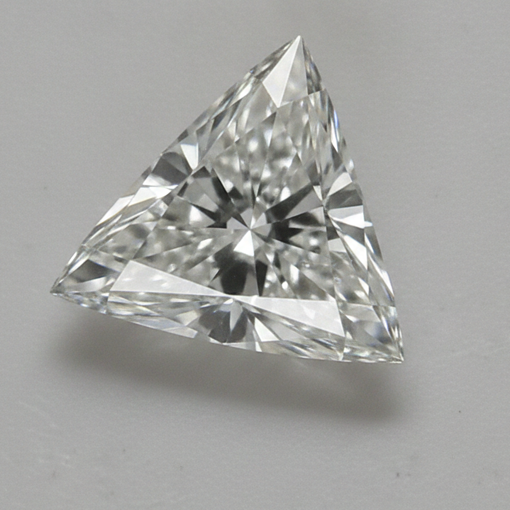 Natürlicher F VS1 aus der Erde gewonnener 10 Karat Trillion-Schliff Natur-Diamant lose