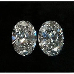 Oval geschliffener, loser, natürlicher Diamant aus der Erde, 2,02 Karat, Farbe G, Reinheit VS1, loses Paar