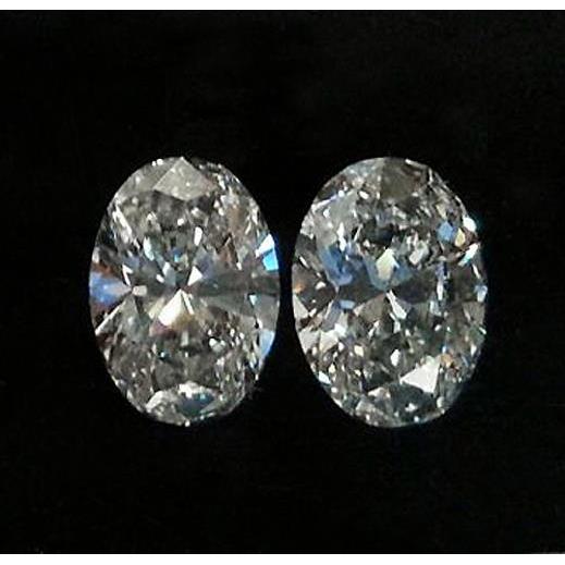 Oval geschliffener, loser, natürlicher Diamant aus der Erde, 2,02 Karat, Farbe G, Reinheit VS1, loses Paar