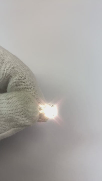1 Karat Diamant-Solitär-Anhänger Weißgold 14K Rund