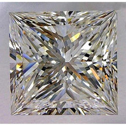 Natürlicher, im Prinzessschliff geschliffener Diamant aus der Erde, Farbe F, Reinheit VS1, 0,78 Karat
