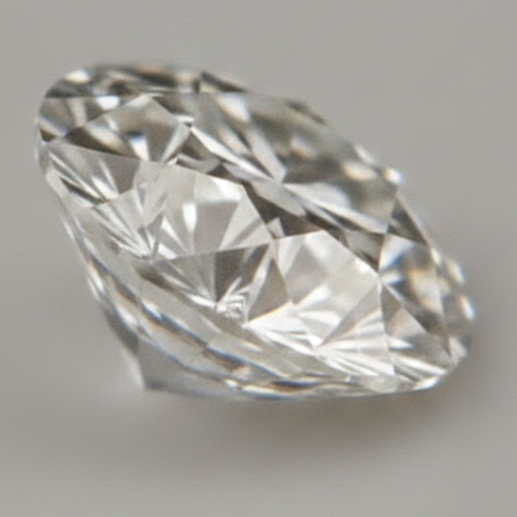 Echter, aus der Erde gewonnener, runder, natürlicher, loser Diamant, G VS1, Alteuropäischer Schliff, 7 Karat