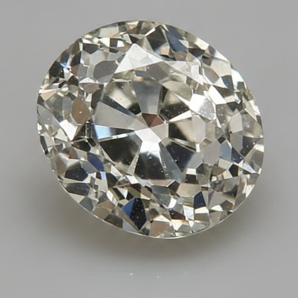 Echter, echter H VS1 8 Karat Alter Bergmann runder loser Diamant