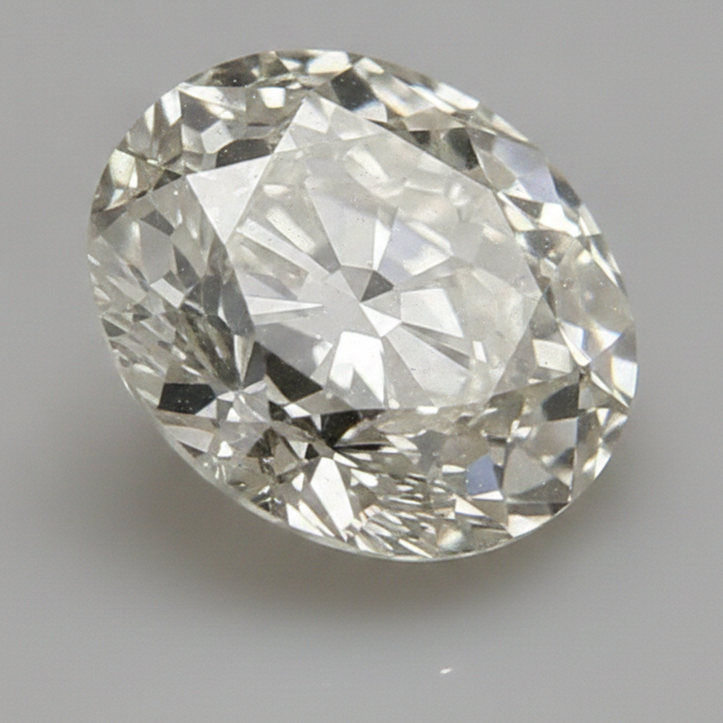 Echter, echter H VS1 8 Karat Alter Bergmann runder loser Diamant