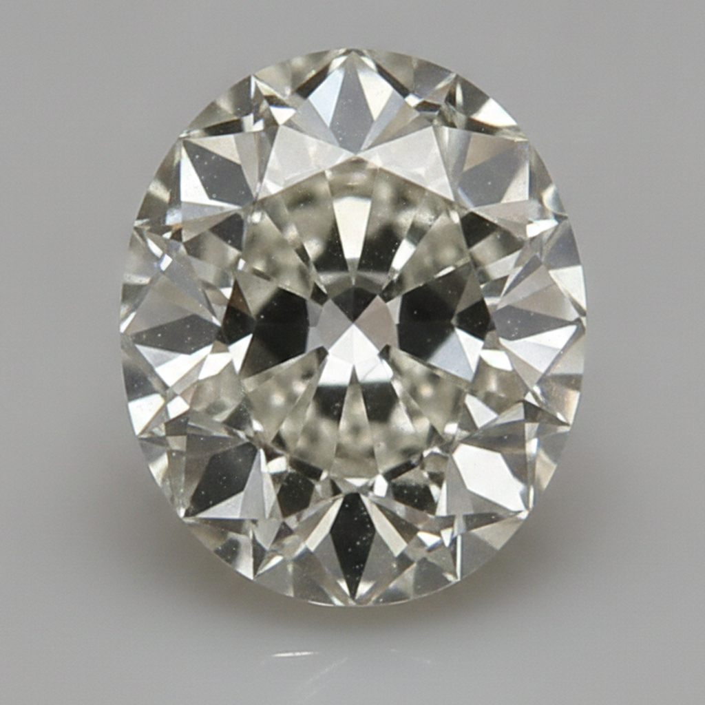 Echter, echter H VS1 8 Karat Alter Bergmann runder loser Diamant