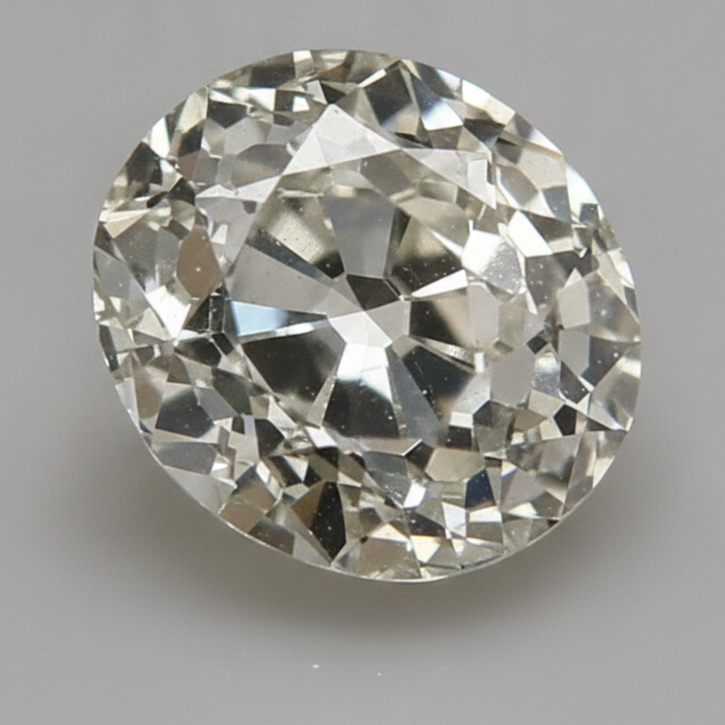 Echter, echter H VS1 8 Karat Alter Bergmann runder loser Diamant