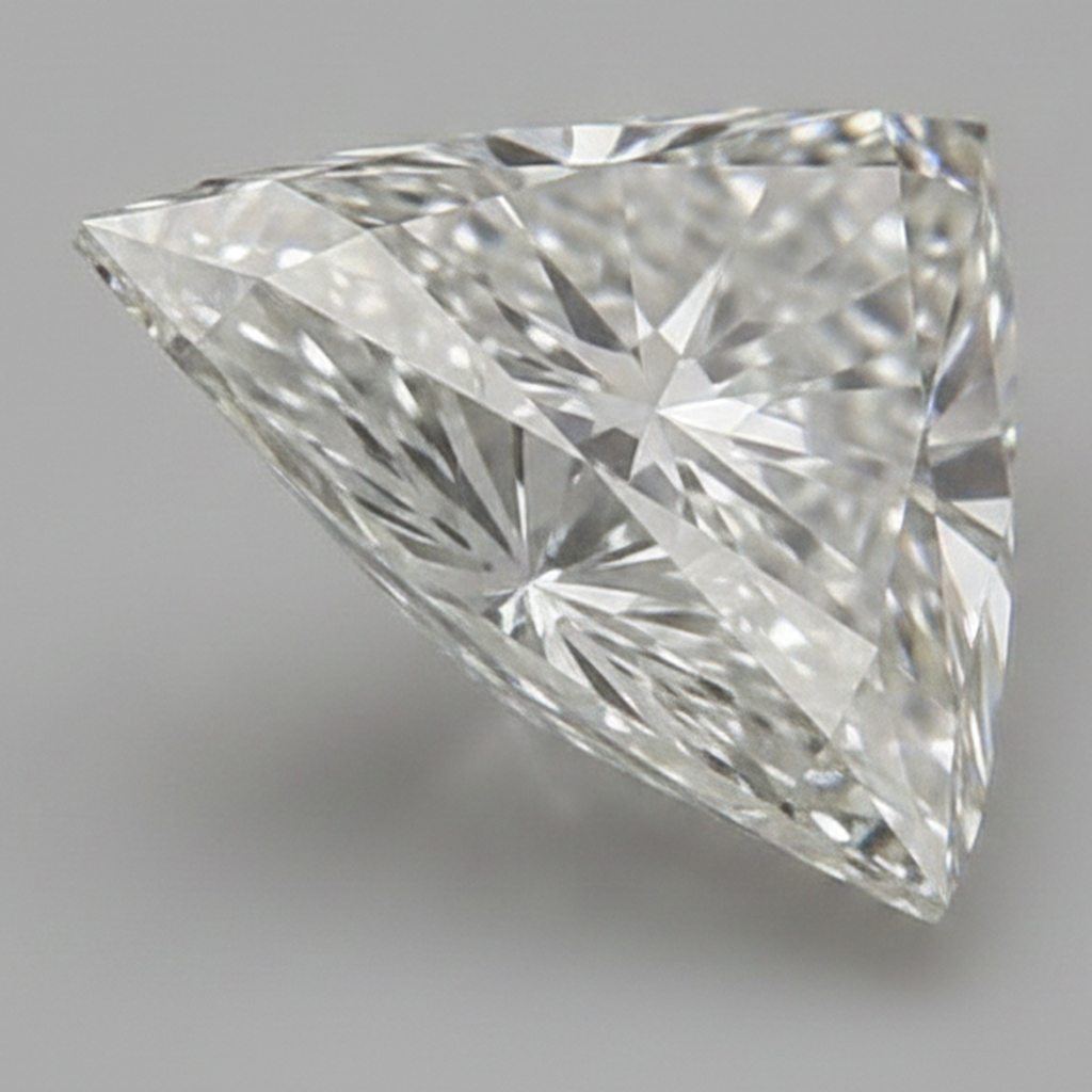Echter, natürlicher, aus der Erde gewonnener, loser Diamant im Trilliant-Schliff, 6 Karat, F VS1