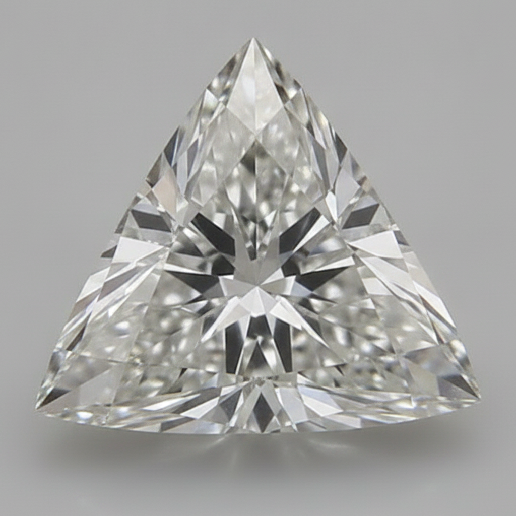Echter, natürlicher, aus der Erde gewonnener, loser Diamant im Trilliant-Schliff, 6 Karat, F VS1