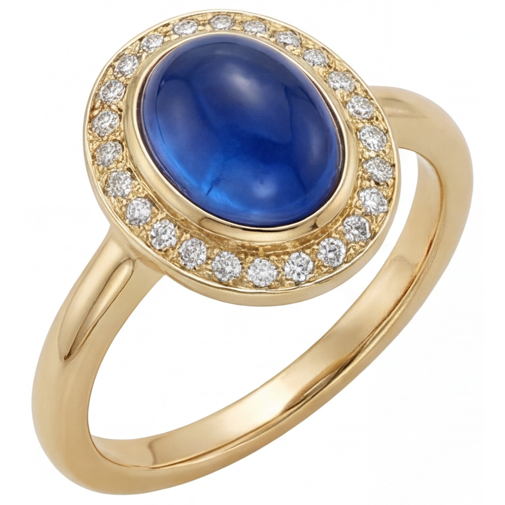 Handgefertigter Edelstein-Ring 3,75 Karat – Hauptansicht