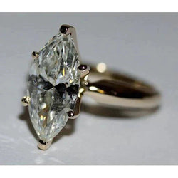 3 Karat Marquise-Natürliche Diamantring