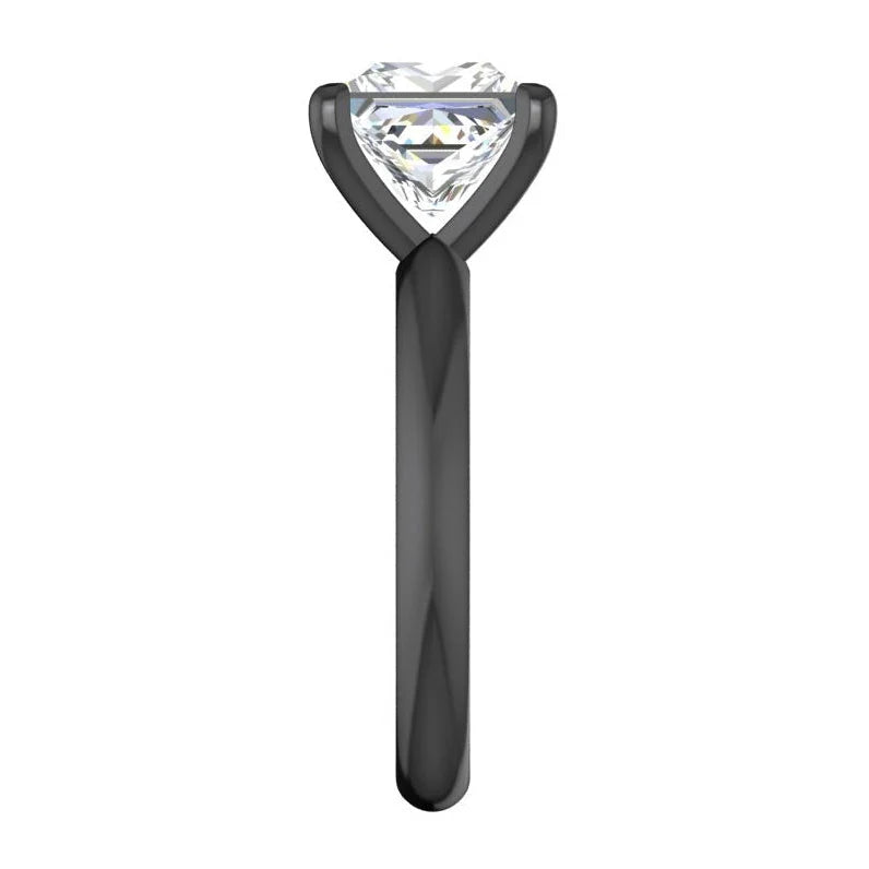 Prinzessinnen-Echte Diamant-Solitärring Aus 2,50 Karat