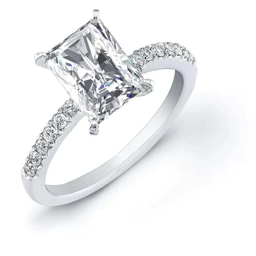 2.5 Karat Strahlender Echt Diamantring