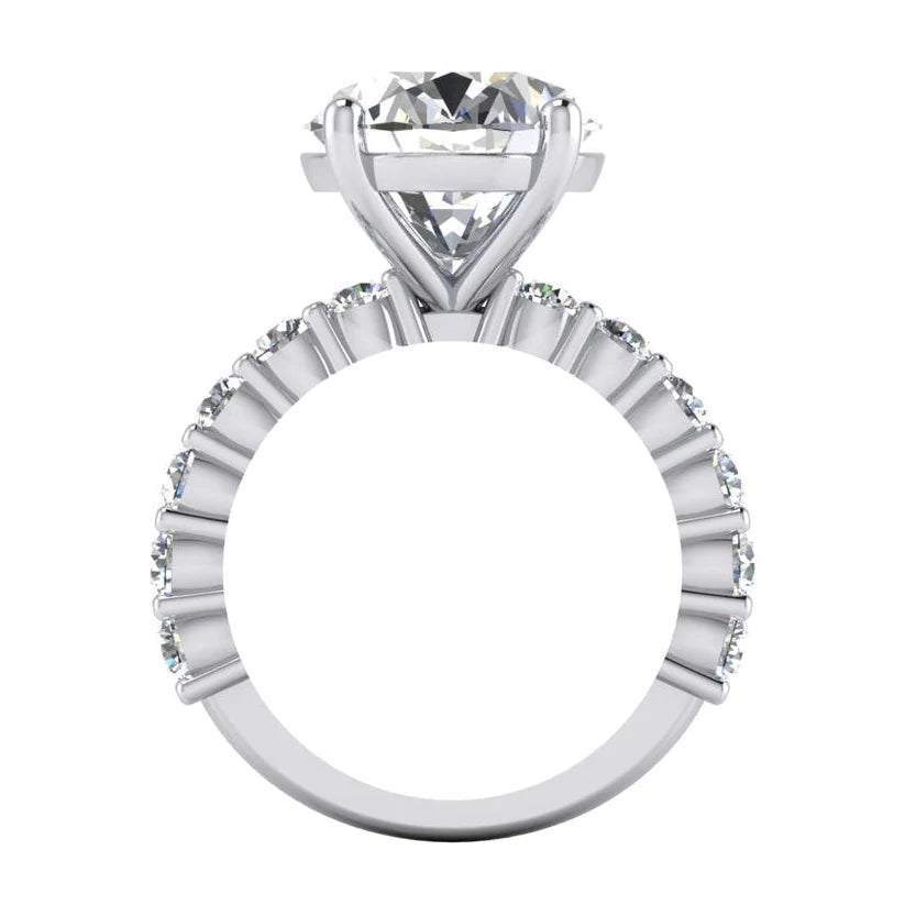 Ovaler Brillant Schliff Echt Diamant Ring