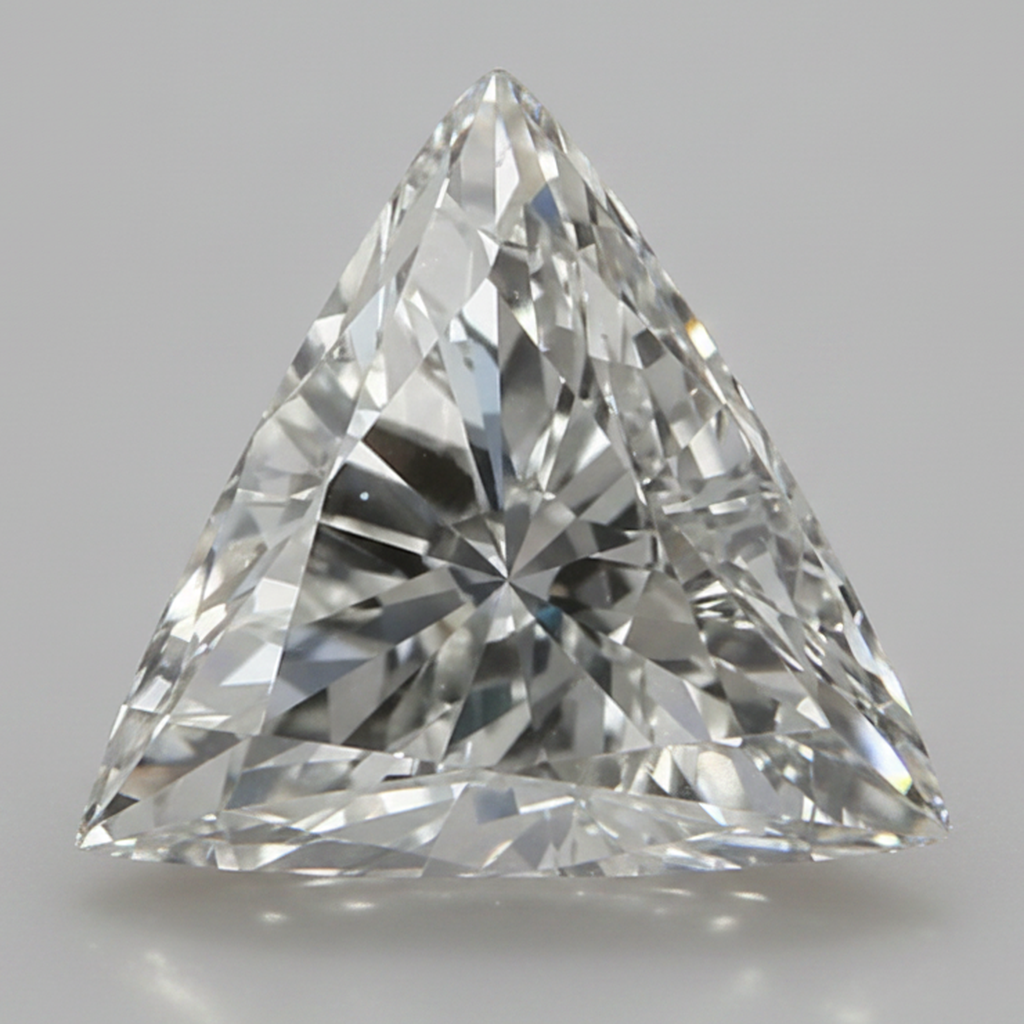 Funkelnder 8 Karat loser Diamant, natürlich, Triangle Trilliant, H VS1, aus der Erde gewonnen